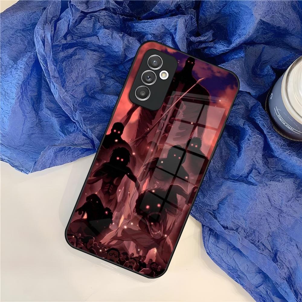 Attack On Titan Phone Case for Samsung Galaxy S26 S25 S24 S30 S21 S23 S20 S22 Fe Pro Edge Ultra Plus glass Cover