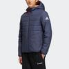 Adidas Letter Logo Printed Reversible Hooded Sports Cotton Jacket Men Jacket Rock-Layer-Brown HY7220