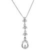 NON BRAND - Diamond 0.43ct Design PendantNecklace K18WG/diamond Array