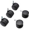 Kokuyo A-CS18UF6 Diameter 60 V (Polyurethane Wrapped) Caster Set of 5
