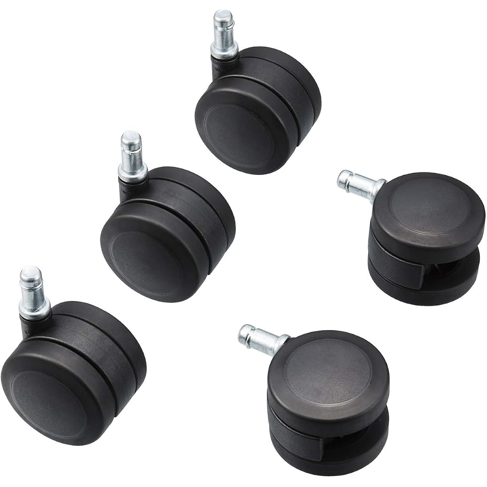 Kokuyo A-CS18UF6 Diameter 60 V (Polyurethane Wrapped) Caster Set of 5