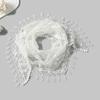 Vintage Lace Flower Hair Scarf Shawl Cute Triangle Head Scarf Bandanas for Women  Photography