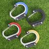 Multi Functional Aluminum Carabiner Mountaineering Buckle Quick Buckle for Outdoor Climbing Camping Climbing Clips Set