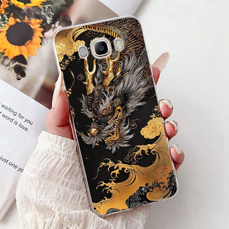 For Samsung J3 J5 J7 2016 Phone Case Back Cover Cute flower Painted TPU Cases For Samsung GalaxyJ5 2016 J510F Soft Fundas