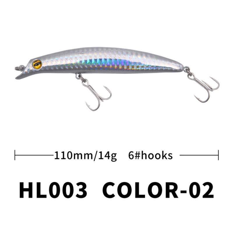 11cm/14g Lure Návnada Rybářské háčky Bionic Falešné návnady