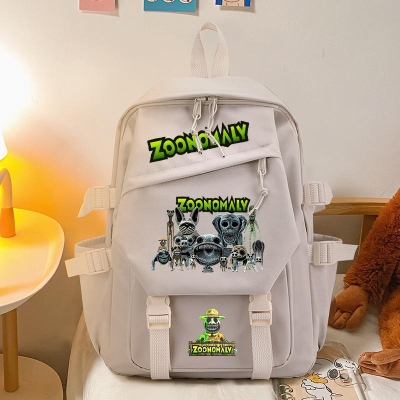 

Freak Zoo Cartoon Animation Foreign Style School Bag Elementary and Secondary School Students Versatile Zoonomaly Macaron Backpack Tide 29*42*13CM