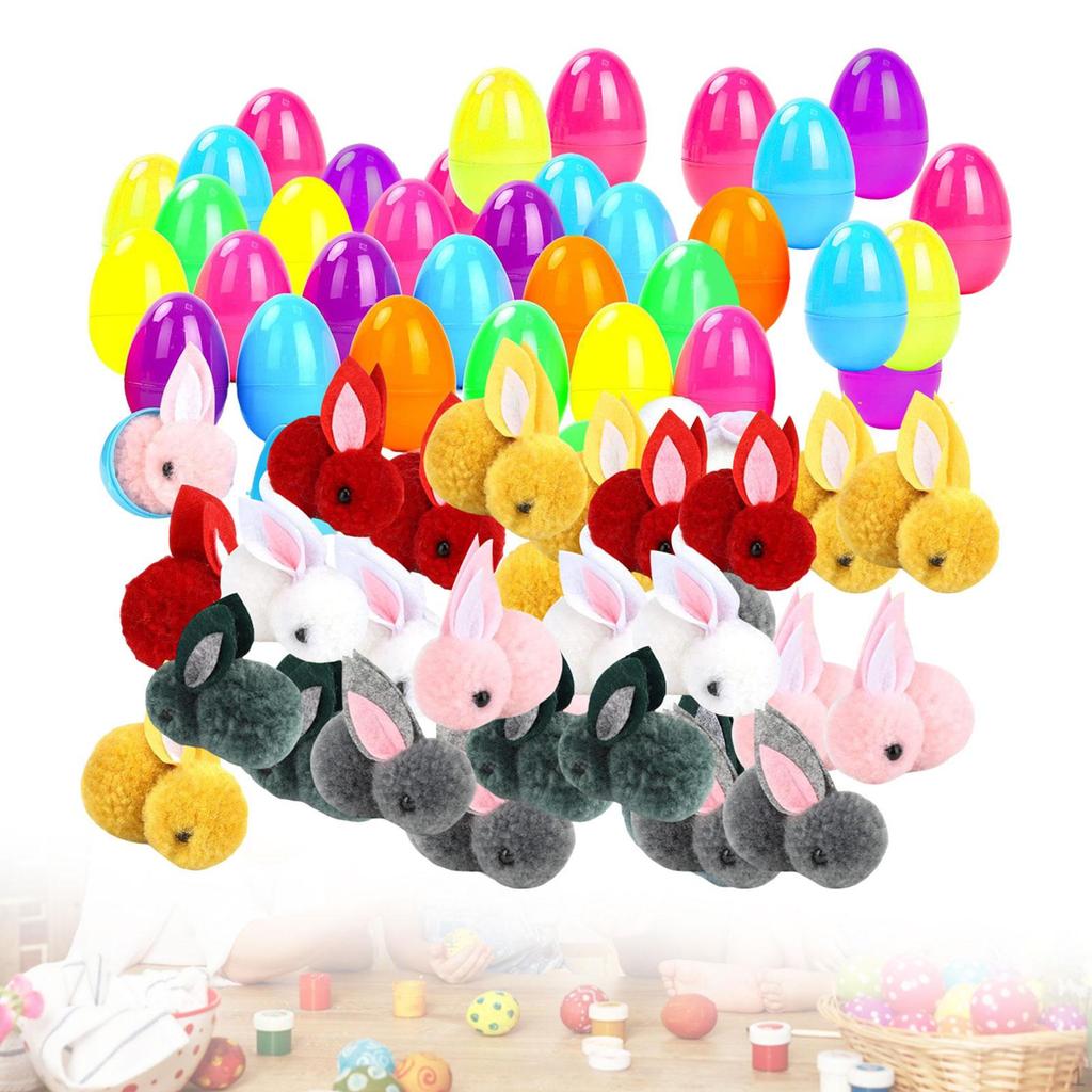 Påskeegg med kaniner Fyllbare leker til godteposer