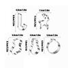 6Pcs Christmas Biscuits Mold Santa Claus Snowflake Christmas Tree Sugar Cookies Baking Tool Stainless Steel Cutting Mold Set