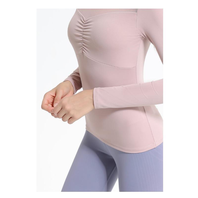 Women's Yoga Drawstring Yoga Slim Fit Exercise Top