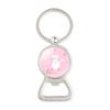 Adorable Cartoon Cat Time Gem Bottle Opener Keychain Cute Creative Car Accessory
