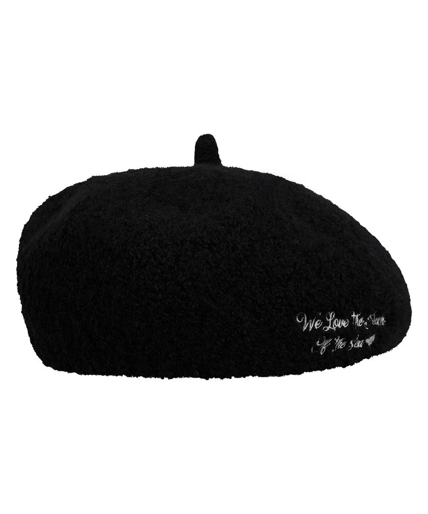 NAKED SURF CLUB Blair Wool Beret (Black)