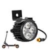 3 Pin Male Connector Electric Scooter Headlight for KukirinG2Pro/G2Max Outdoor Riding