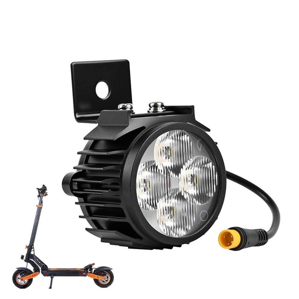3 Pin Male Connector Electric Scooter Headlight for KukirinG2Pro/G2Max Outdoor Riding