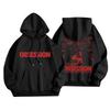 Unisex Loose Fit Long Sleeve Hoodie with Letter Print for Casual Wear