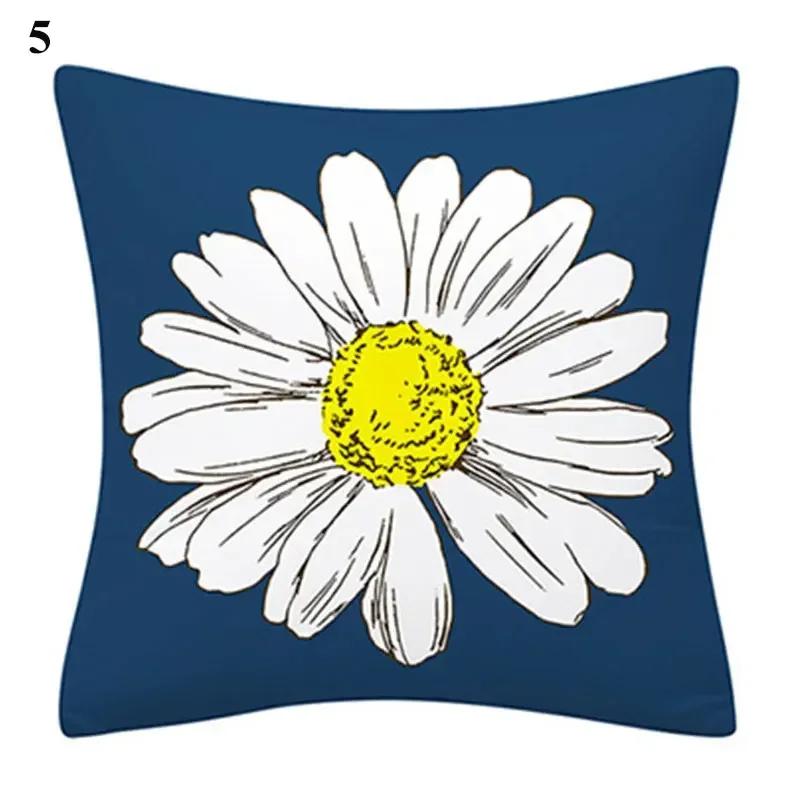 45*45Cm Flower Letter Print Cushion Cover Ployster Throw Pillows Sofa Home Decor Pillower Cover Decorative Pillowcase