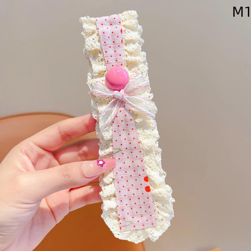 Versatile Sweet Girl Headband Vintage Knitted Design for Fashionable Hair Looks M1