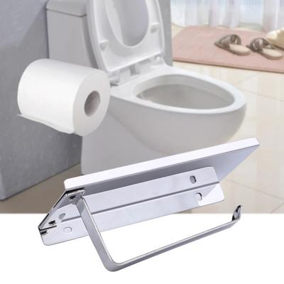 Paslanmaz Çelik Banyo Kağıt Telefon Tutucu Raflı Banyo Cep Telefonları Havlu Askısı Tuvalet Kağıdı Tutucu Doku Kutuları