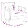 Armchair In Black Genuine Goat Leather