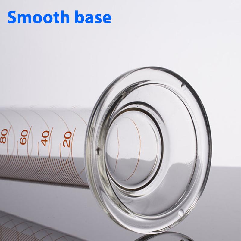 1 Stück Professioneller Messzylinder aus dickem Glas mit Graduierung 5 ml 10 ml 25 ml 50 ml 100 ml Messzylinder für Laborbedarf