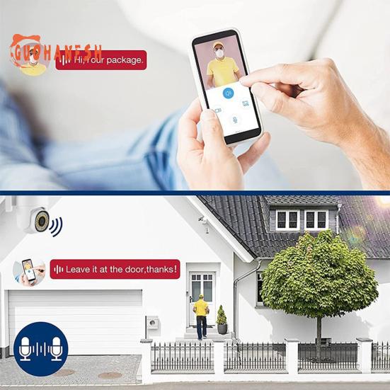 1 set telecamera di sorveglianza A13 - compatibile con HD 1080P, visione notturna a doppia luce, microfono incorporato, rotazione, telecamera di sorveglianza, fornitura per la casa