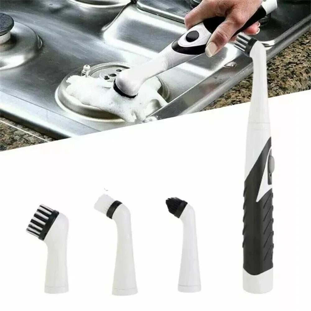 4PCS Household Cleaning Brush Soft Bristled Multifunctional Tool for Kitchen Bathroom Gap Corner Tile Scrubbing