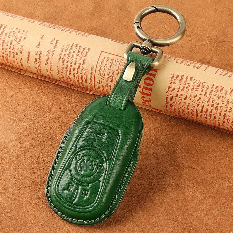 Genuine Leather Key Case for Buick: Envision, Excelle, GL8, Verano, Regal, LaCrosse