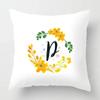 Nordic Fall Home Decor Autumn Throw Pillow Case Sofa Cushion Cover Modern  Letter