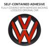 DIG1 2pcs Car Logo Front Grille Rear Trunk Emblem Sticker For VW GTI Golf MK6 MK7 Polo Passat CC Tiguan T-ROC Jetta Arteo Accessories