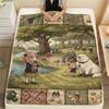 Spy X Family Character Print Flannel Blanket Comfortable Warm Throw for Home Sofa Bed Chair Travel Picnic Stylish Decor-Xin