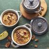 Staub Ceramic Mini Cocotte 10cm (Antique Gray) 4-piece Set
