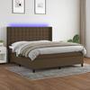 VidaXL Slat Bed Base with Mattress and LED, Upholstered Bed, Double Bed, Adult Bed for Interior Bedroom, 3138648