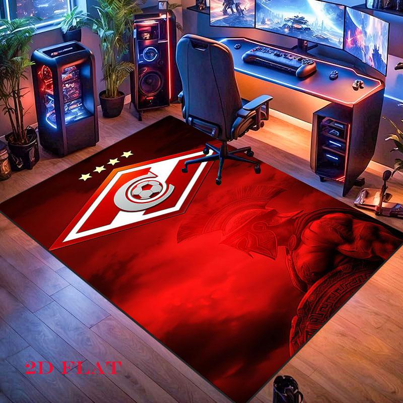 Spartak Moscow Blaze Carpet Rug for Living Room Bedroom Home Sofa Decoration,Kids play Nonslip Floor Mat