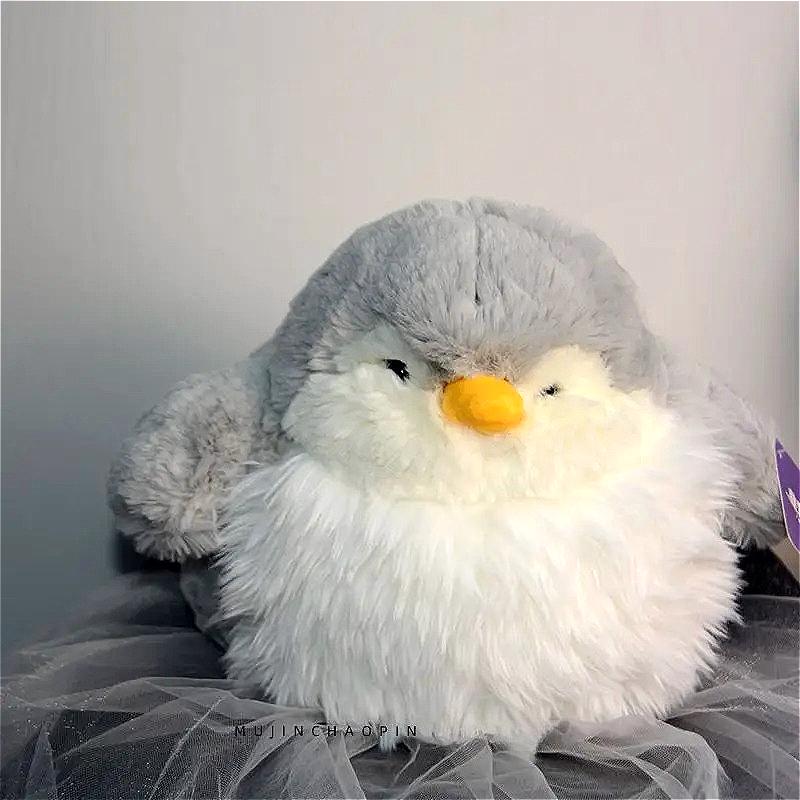 23CM Original Kawaii Fluffy Penguin Plush Toy Nordic Style Cute Soft Stuffed Animal Doll Child Companionship Kids Birthday Gift