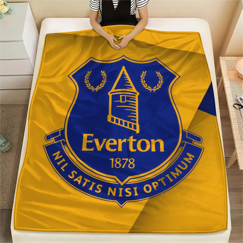 Everton Football Club Flannel Blanket, High quality Comfortable for All Seasons, Home Decor, Warmth and Comfort