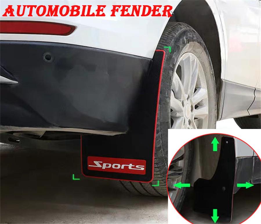 2PCS Heavy Car Styling Sport Mud Flap Mudguards Fender Cover For Honda Civic 200