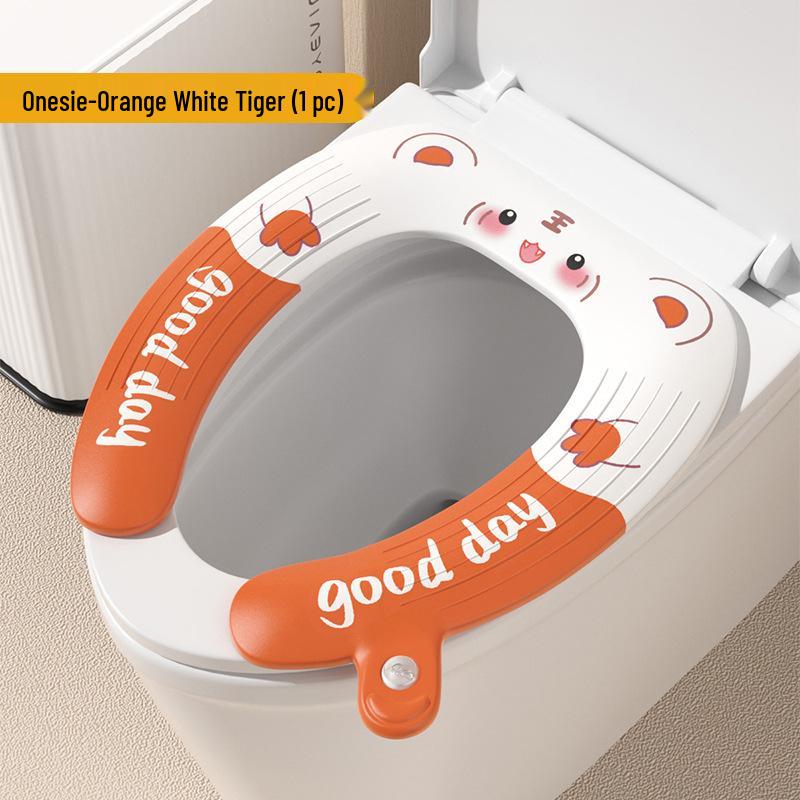 

Водонепроникний самоклеючий набір подушок та накладок на сидіння для унітазу «Чотири сезони» - Зимова редакція 2025