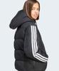 Adidas Climawarm 3-Stripe Puffer Down Hooded Jacket - Black / Jw3429