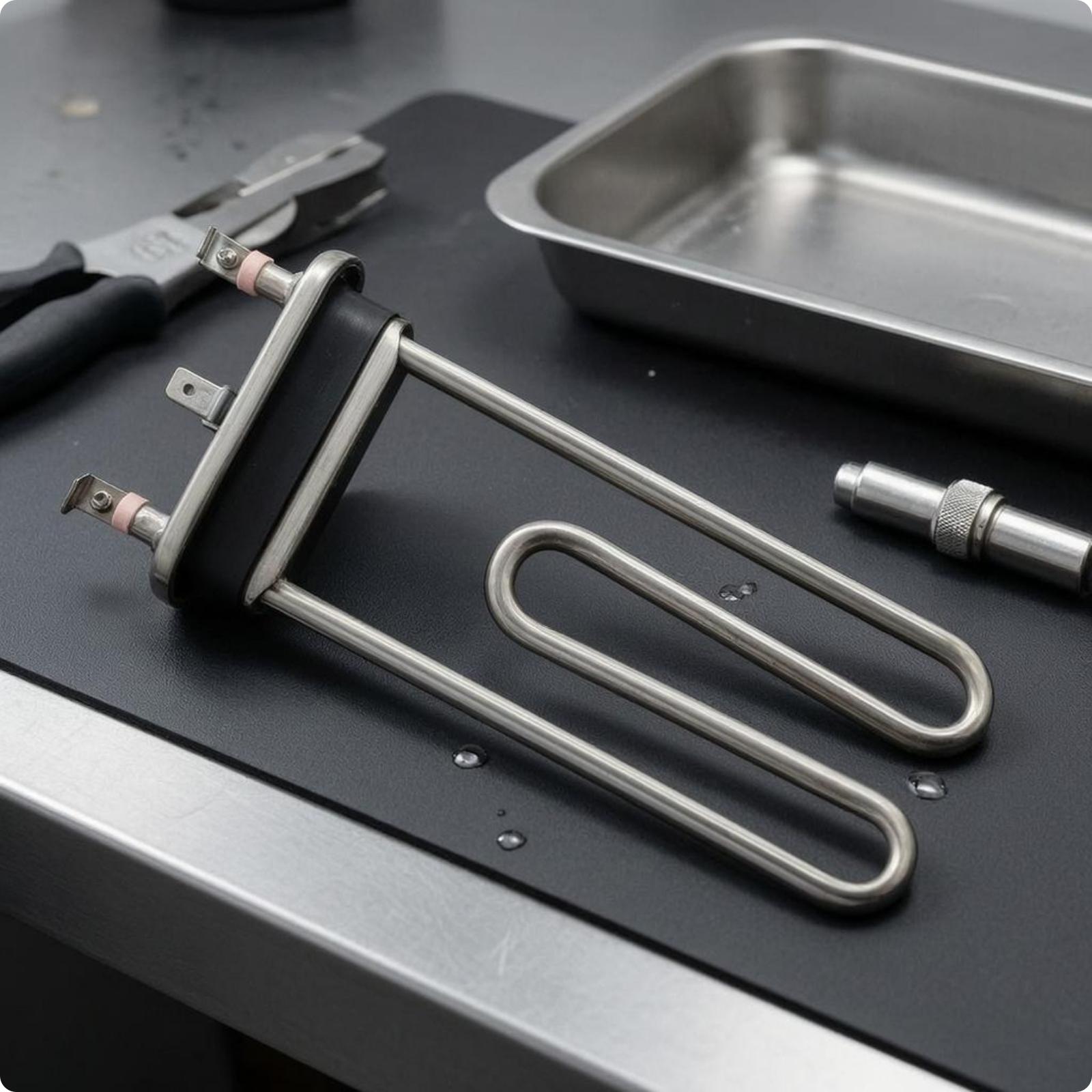 Dishwasher Heating Component Double-Tube U-Shaped Cylindrical Heating Component Appliance Component OEM Standard Fit