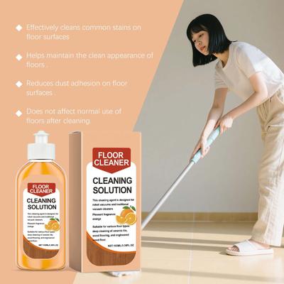 Household Hardwood Floor Cleaner, Floor Mopping Liquid, Mild and Non-irritating Cleaning Liquid,100ml