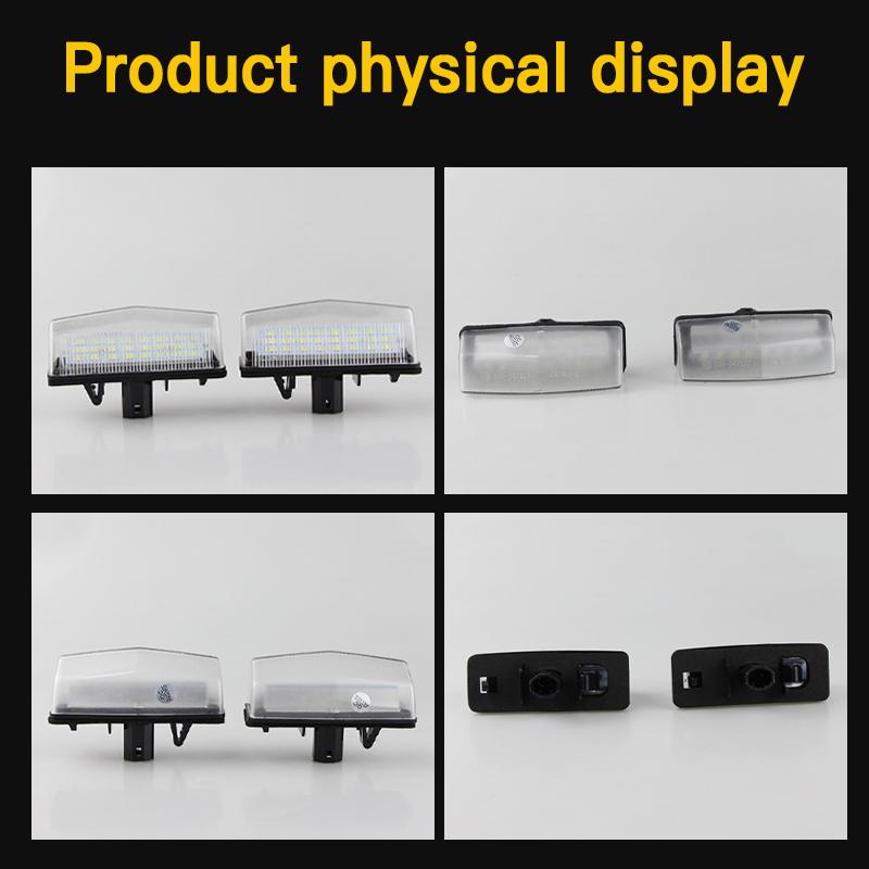 2PC OEM LED License Plate Light Bulbs For Toyota Prius XW20 XW30 2004-2015 Venza 2008-2015 Matrix 2009-2013 RAV4 XA40 2013-2018