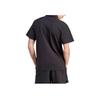 Adidas Solid Color Pullover Straight-Cut Short Sleeve Polo Shirt Men Tops Black IA3124