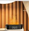 Clock flame aromatherapy machine usb home atmosphere light bedroom alarm clock automatic aromatherapy machine silent air humidifier