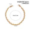 Stylish Metal Hip Chain Jewelry With Twist Pearls Details Easy Clasp Closure Waist Chain For Daily Fashion Styling