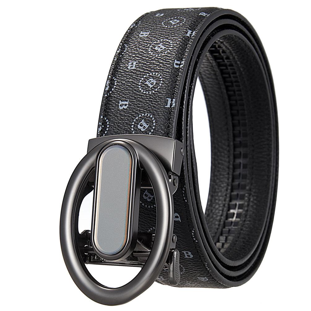 

Модная автоматическая пряжка, мужская деловая пряжка ремня, пряжка ремня, многослойный ремень Ly36-24980-9 110-130CM