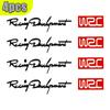 WRC Rally Stickers Car World Rally Championship Racing Styling Decals Hood Door Bumper Covers Vinyl Racing Sports stickers Decal