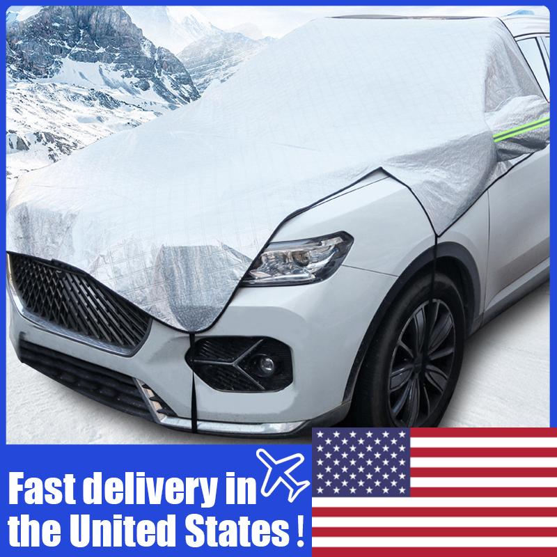 

Универсальный автомобильный передний чехол на лобовое стекло, авто солнцезащитный козырек, защита от снега и льда, зима, лето, лобовое стекло автомобиля