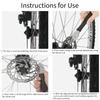 Professional Bike Brake Rotor Alignment Truing Tool Disc Brake Corrections Wrench Adjustment Tool Bicycles Repair Tool