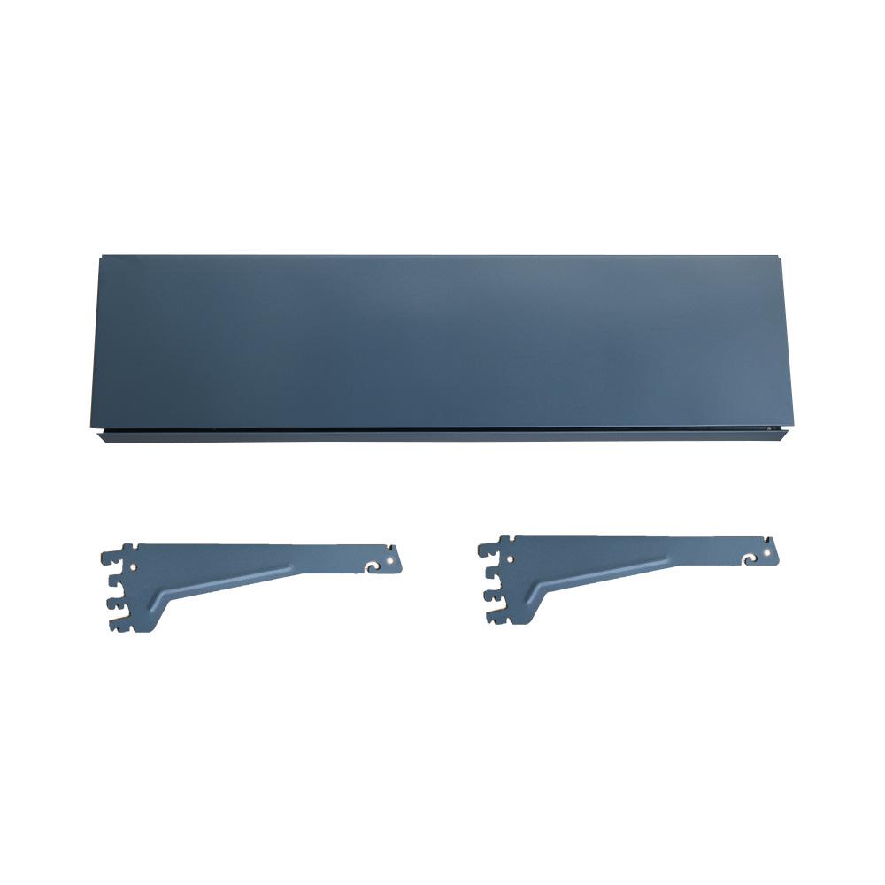 Anchen Style Gray White Thickened Display Rack Shelf Partition