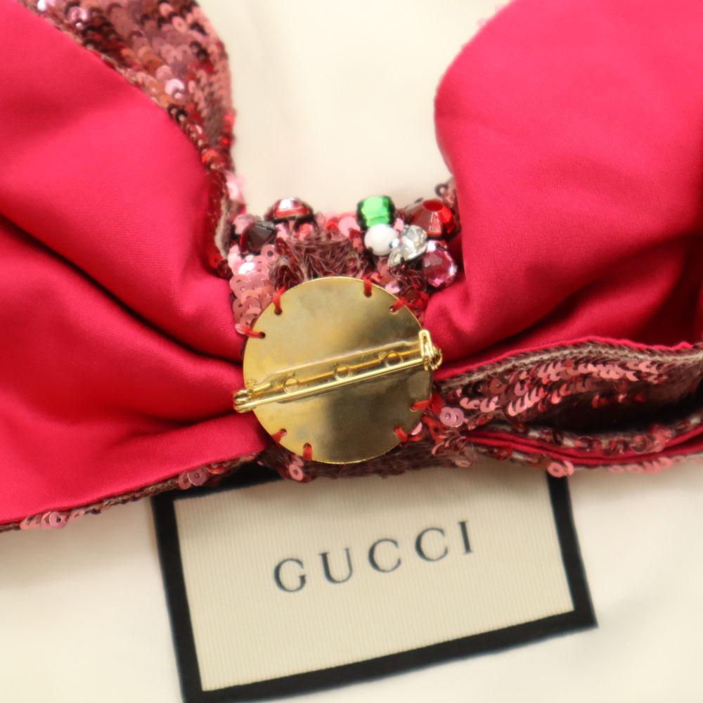GUCCI 441738 Made in Italy Floral Jacquard Jacket 38 Ribbon with hanger Women Used