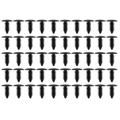 Screws Fastener Clip Fastener Clips Bumper Clips Interior Rivets Fastener Trim Panel 50pcs 7.8mm Car Accessories